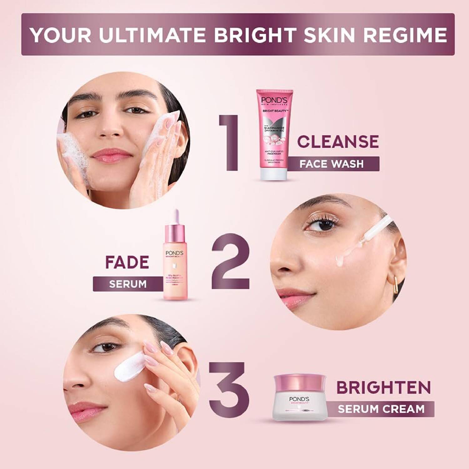 POND's Bright Beauty Facewash with Niacinamide 200g - Image 4