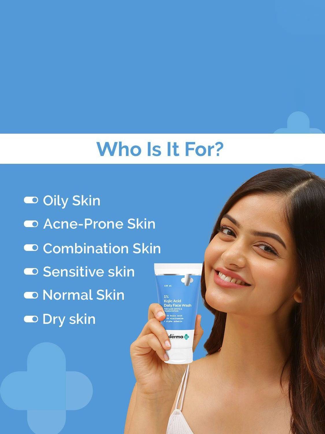 The Derma Co 1% Kojic Acid Face Wash - Image 3