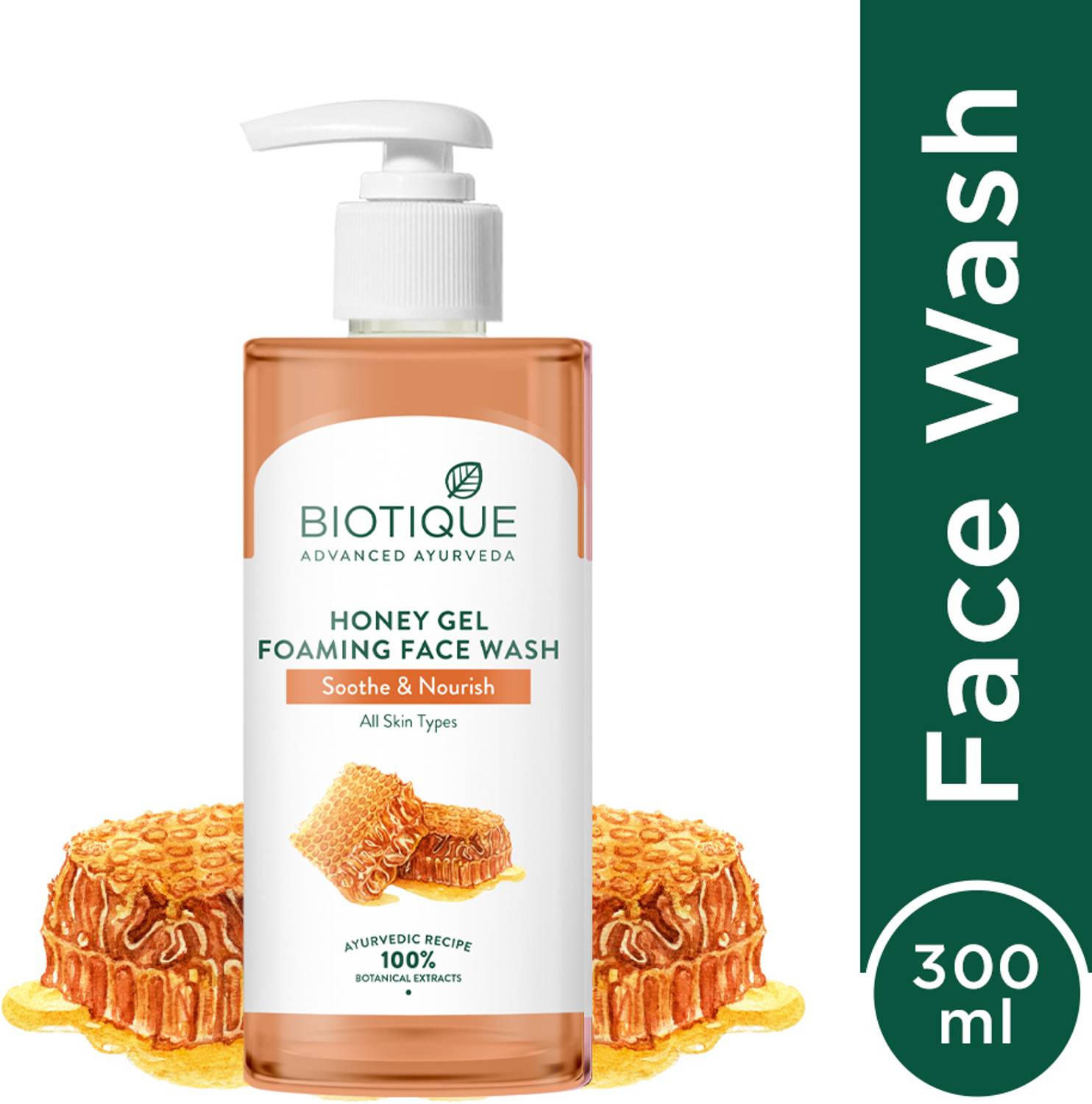 BIOTIQUE Honey Gel Soothe and Nourish Foaming Reduce Dryness Fo