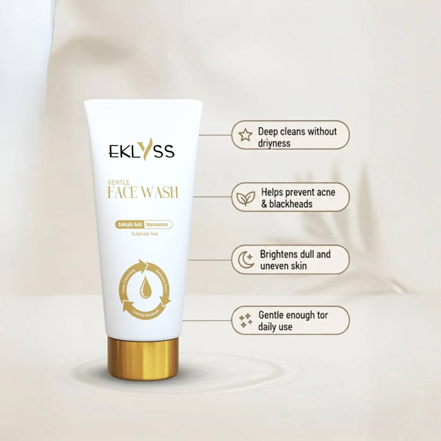 Eklyss Gentle Face Wash (50 ml)