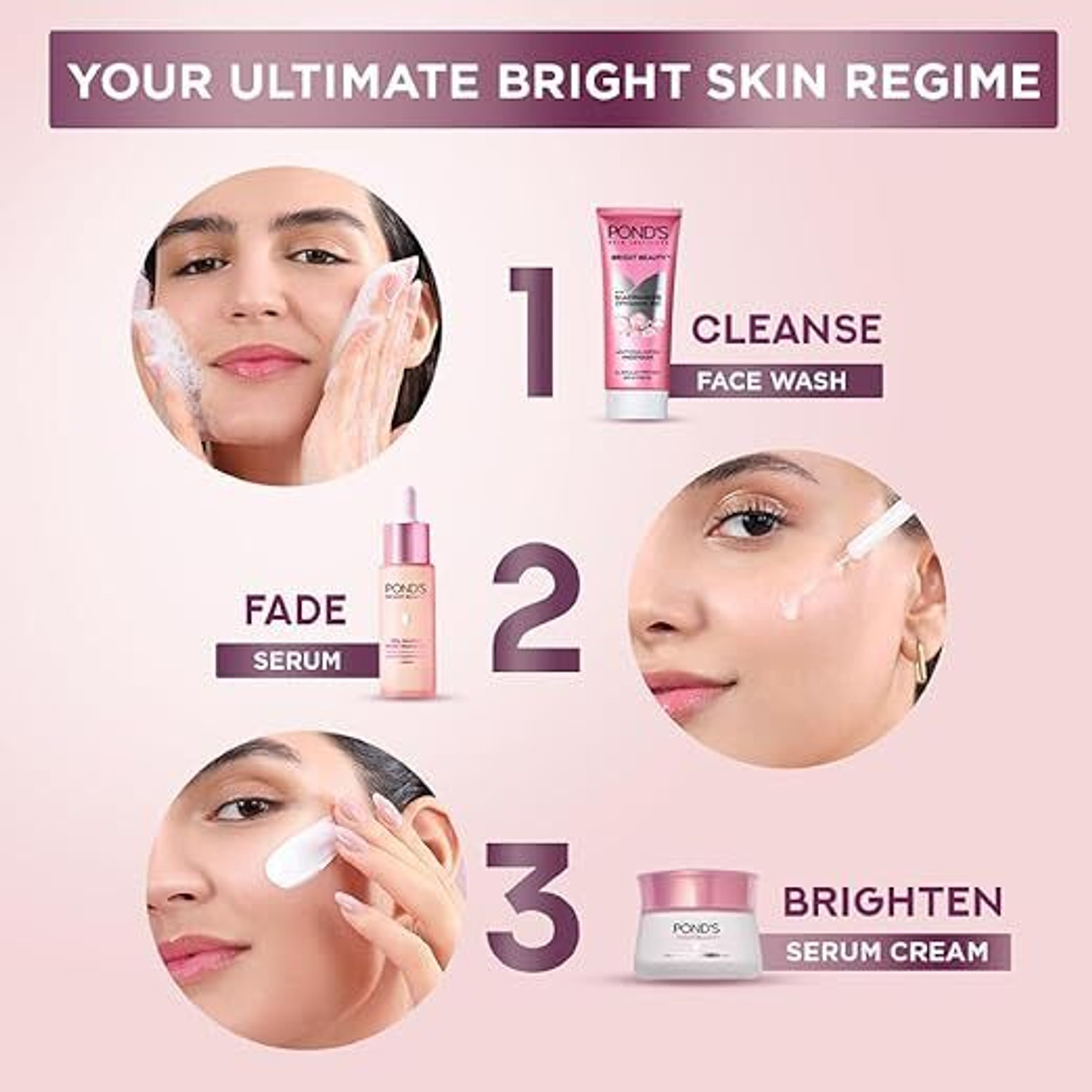 Image of POND's Glass Skin Glow Cleanser | Niacinamide for Radiant Skin - 150g Face Wash