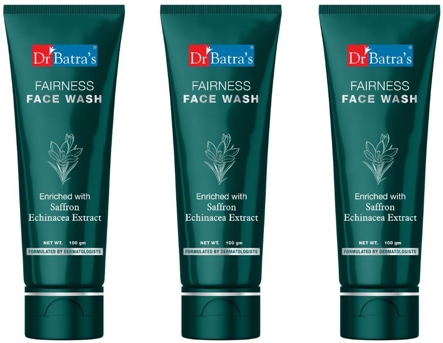 Image of Dr Batra's Fairness - Aloe Vera, Orange Peel & Saffron for Natural Glow Boost Face Wash