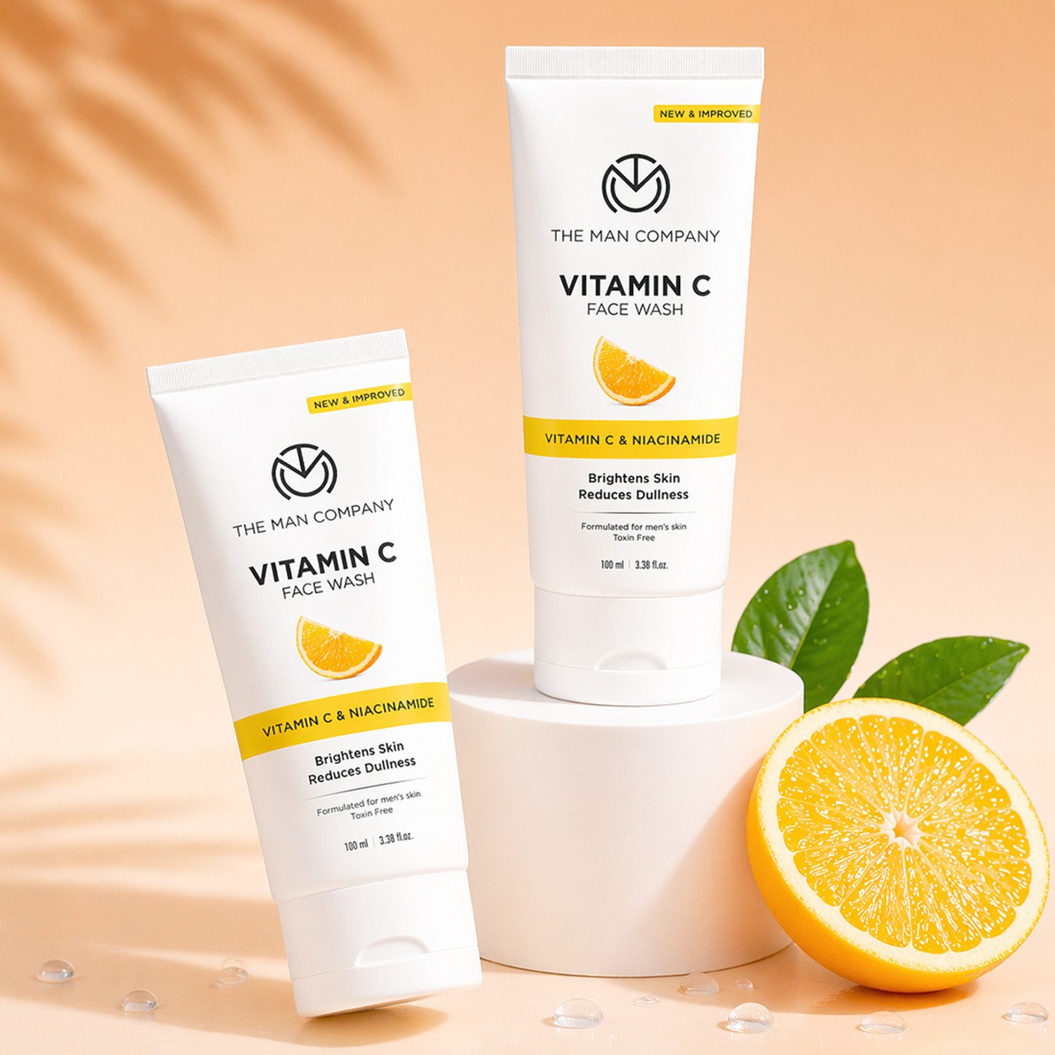 Image of THE MAN COMPANY Vitamin C + Niacinamide Skin Brightening Vitamin C for Men Face Wash