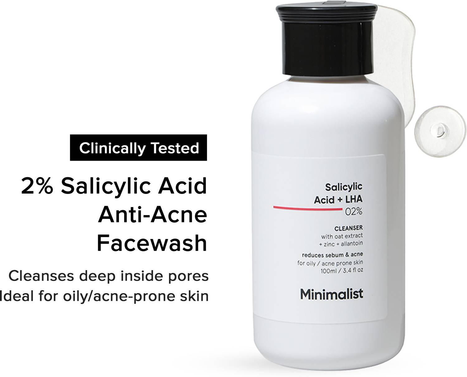 Minimalist 2% Salicylic Acid Anti-Acne Cleanser