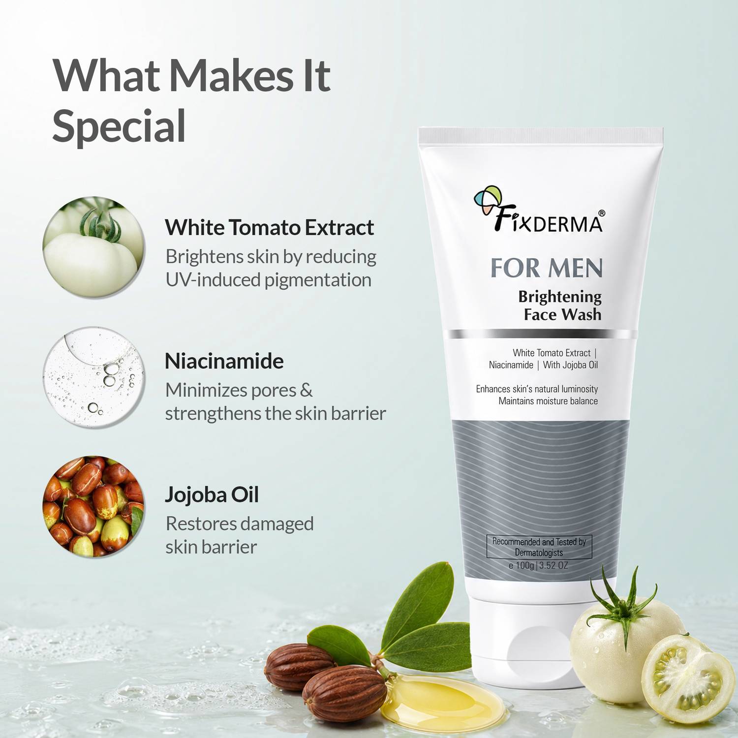 Fixderma For Men Brightening Face Wash - Image 4