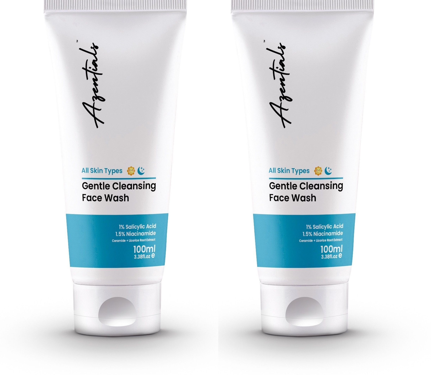 Image of Azentials 1% Salicylic Acid & 1.5% Niacinamide | Deep Pore Cleanser for Acne & Oil Control Face Wash