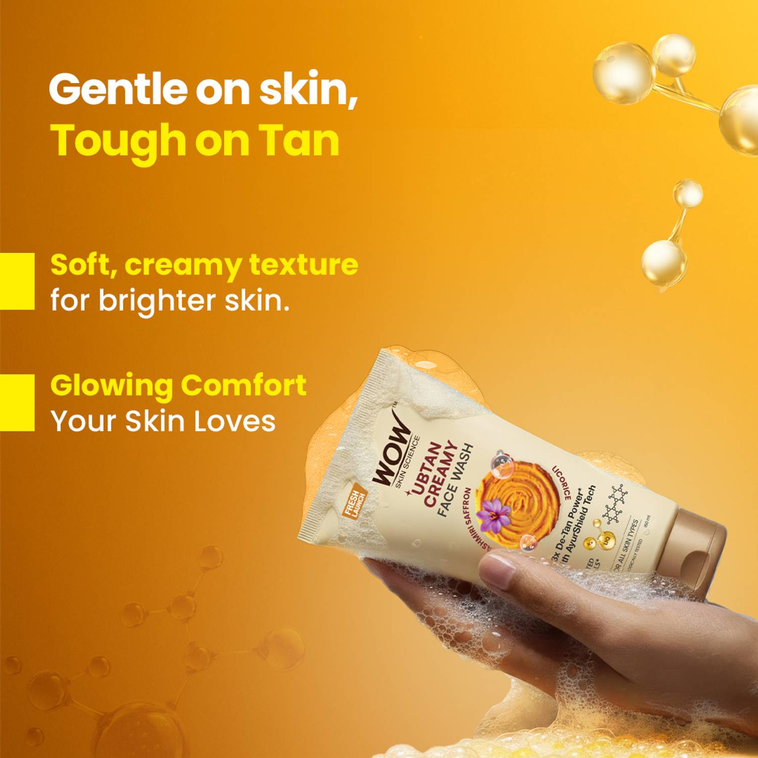 WOW Ubtan Creamy Face Wash - Image 5
