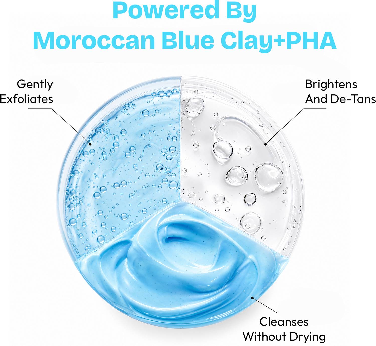 Proskire Moroccan De-Tan Face Wash with Blue Clay - Image 2
