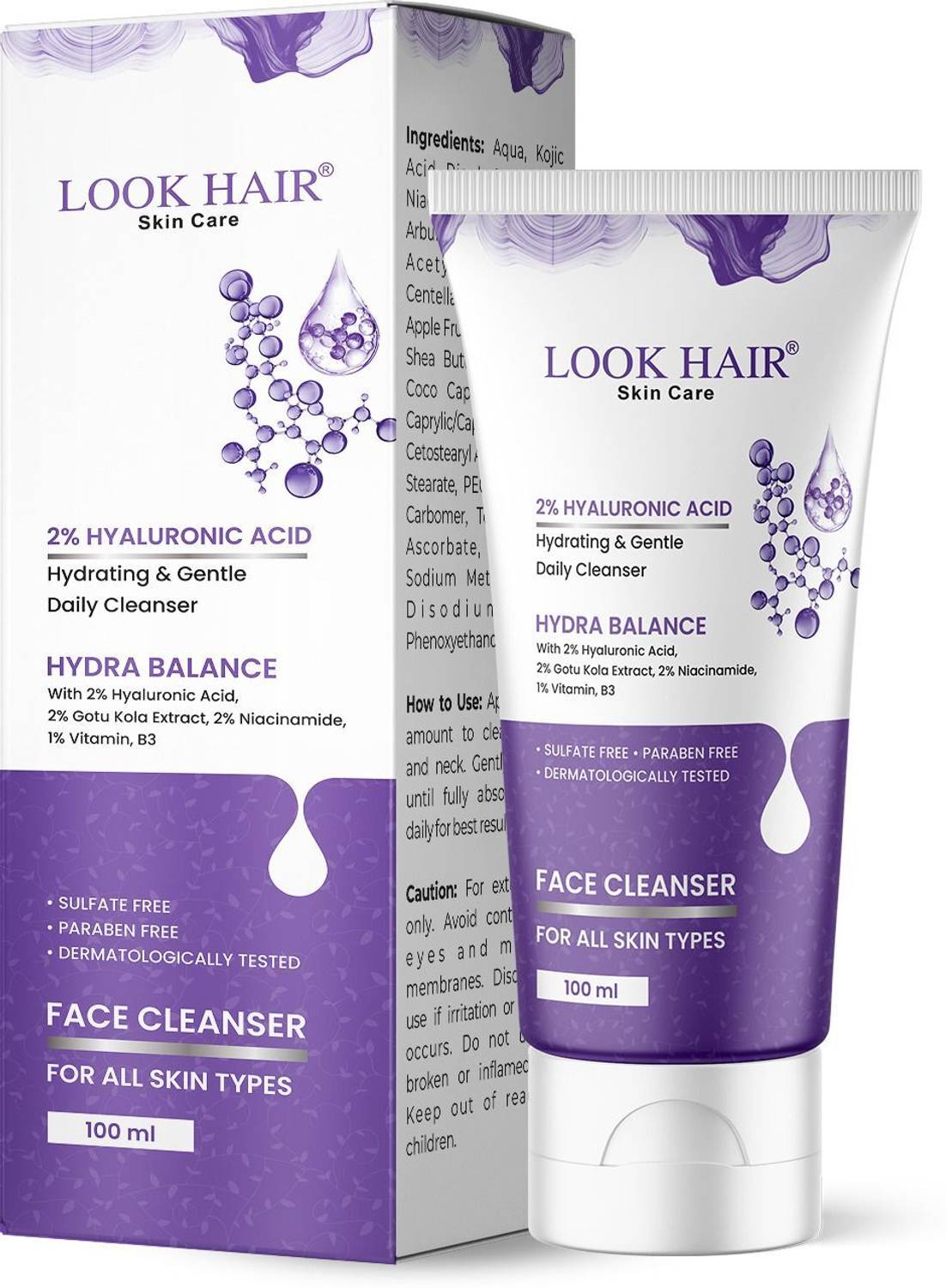 look hair Brightening with Niacinamide & Hyaluronic Acid for All