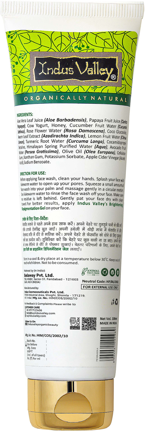 Image of Indus Valley Cow Yogurt & Mashobra Wild Honey For Pigmentation & Radiant Skin Face Wash