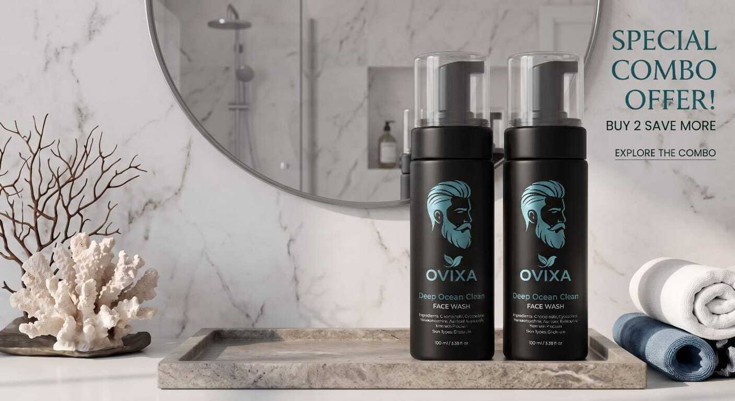 Ovixa F001 Face Wash 200 ml - Image 2