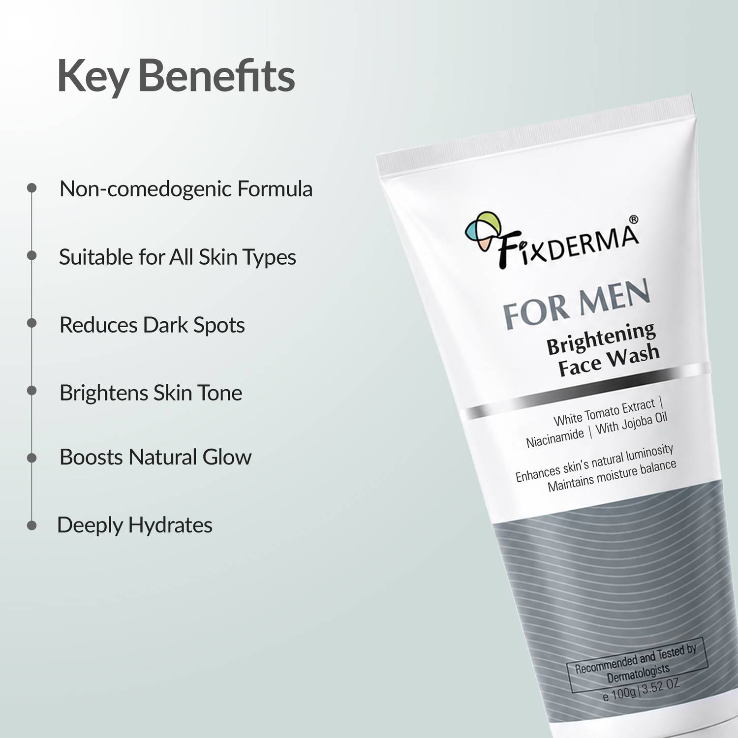 Fixderma For Men Brightening Face Wash - Image 3
