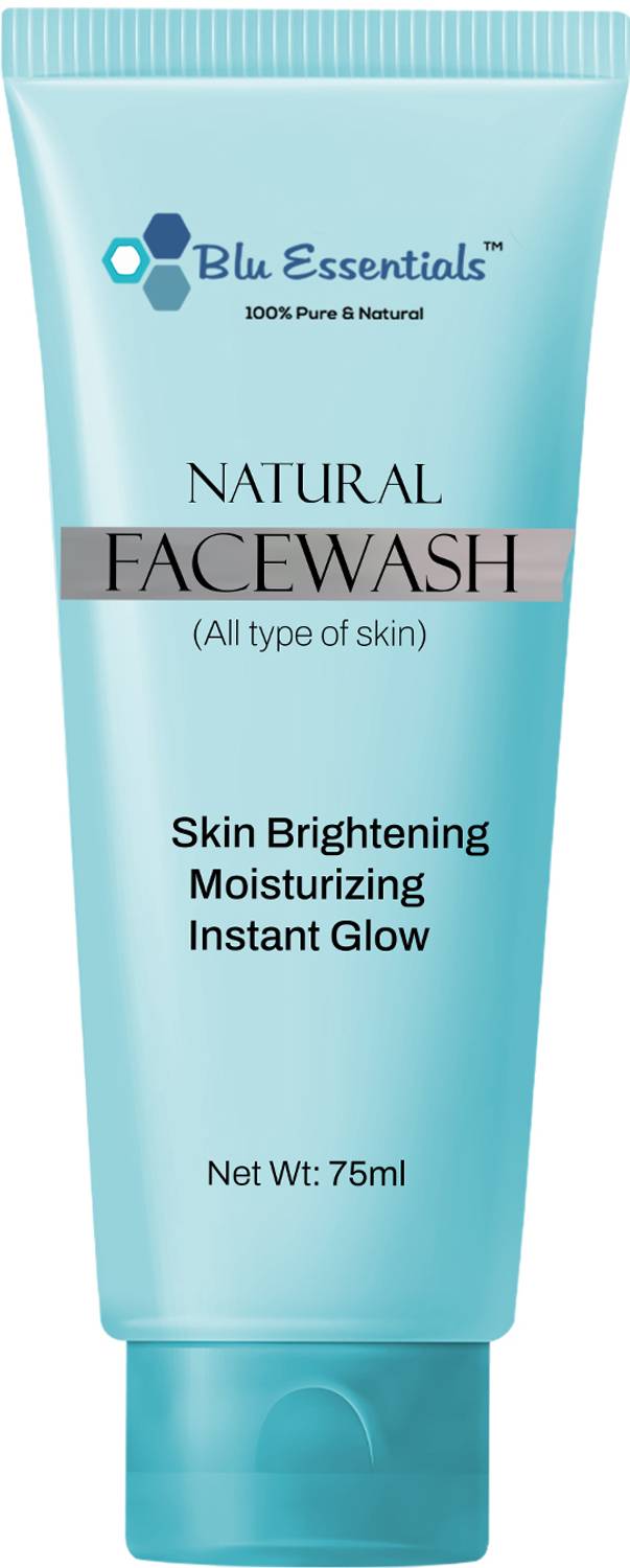 Blu Essentials Natural For Women and Men | Skin Brightening | All Skin Types Face Wash