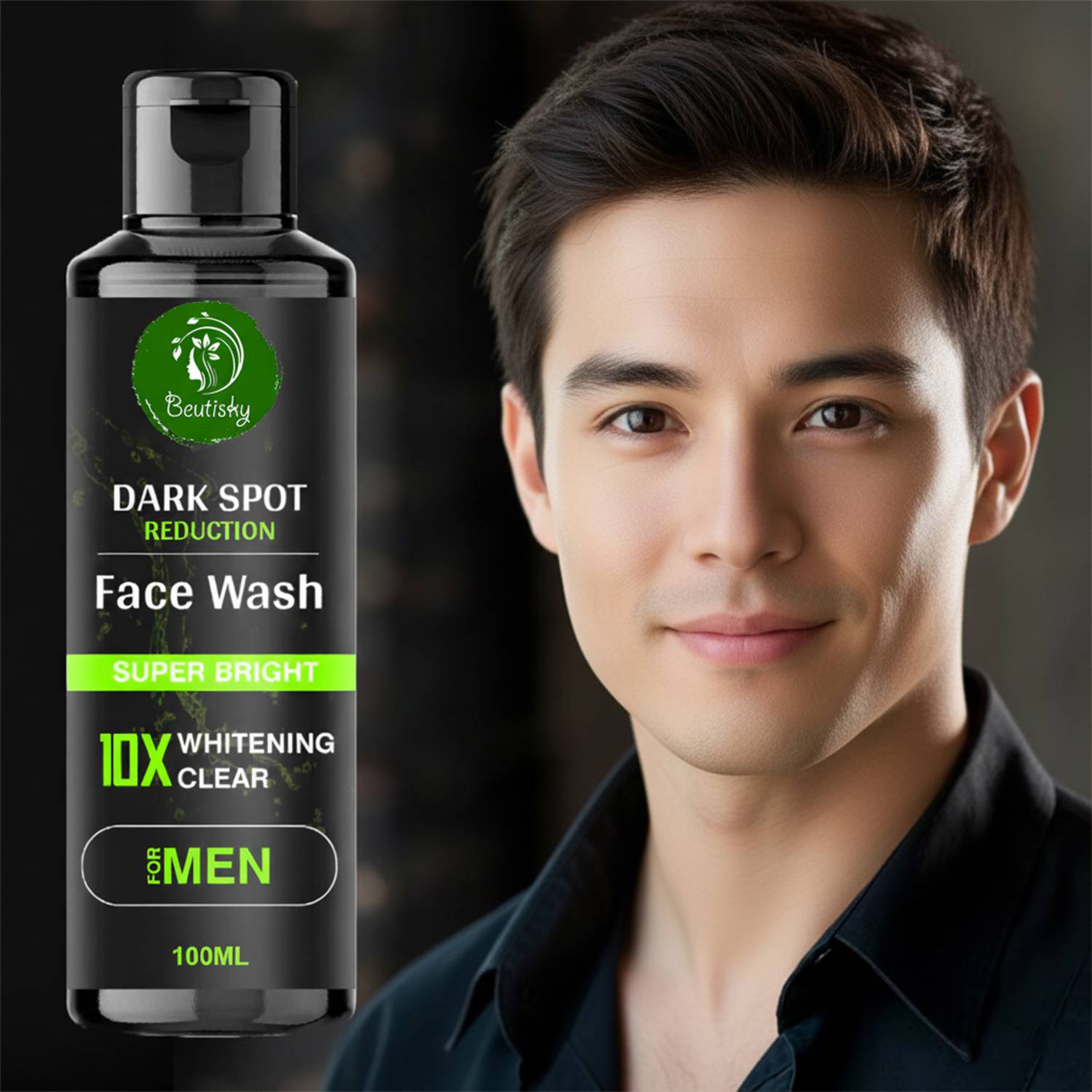 BEUTISKY Glow & Bright Men  – Fades Dark Spots & Blemishes Face Wash