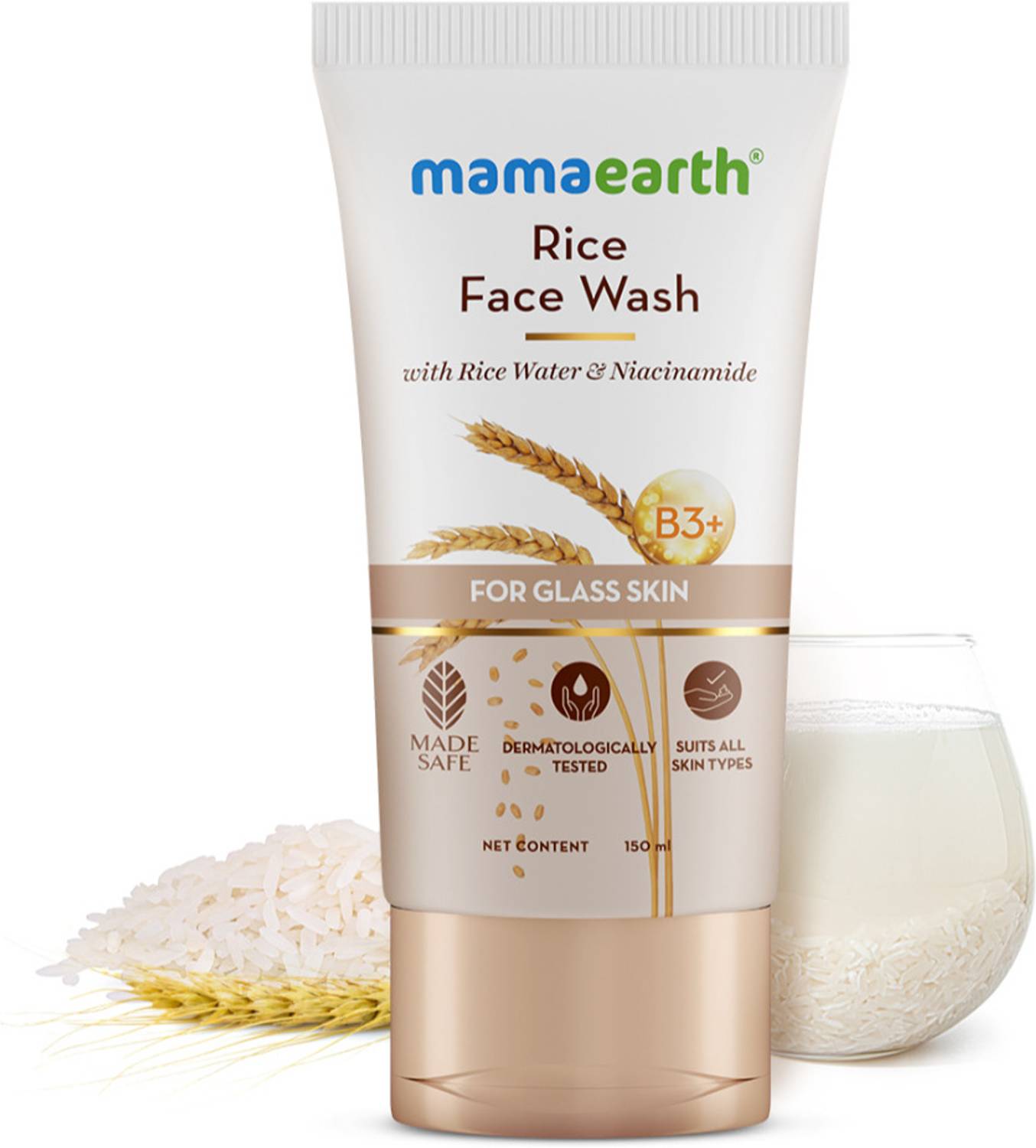 Mamaearth Rice Water & Niacinamide Face Wash 100ml