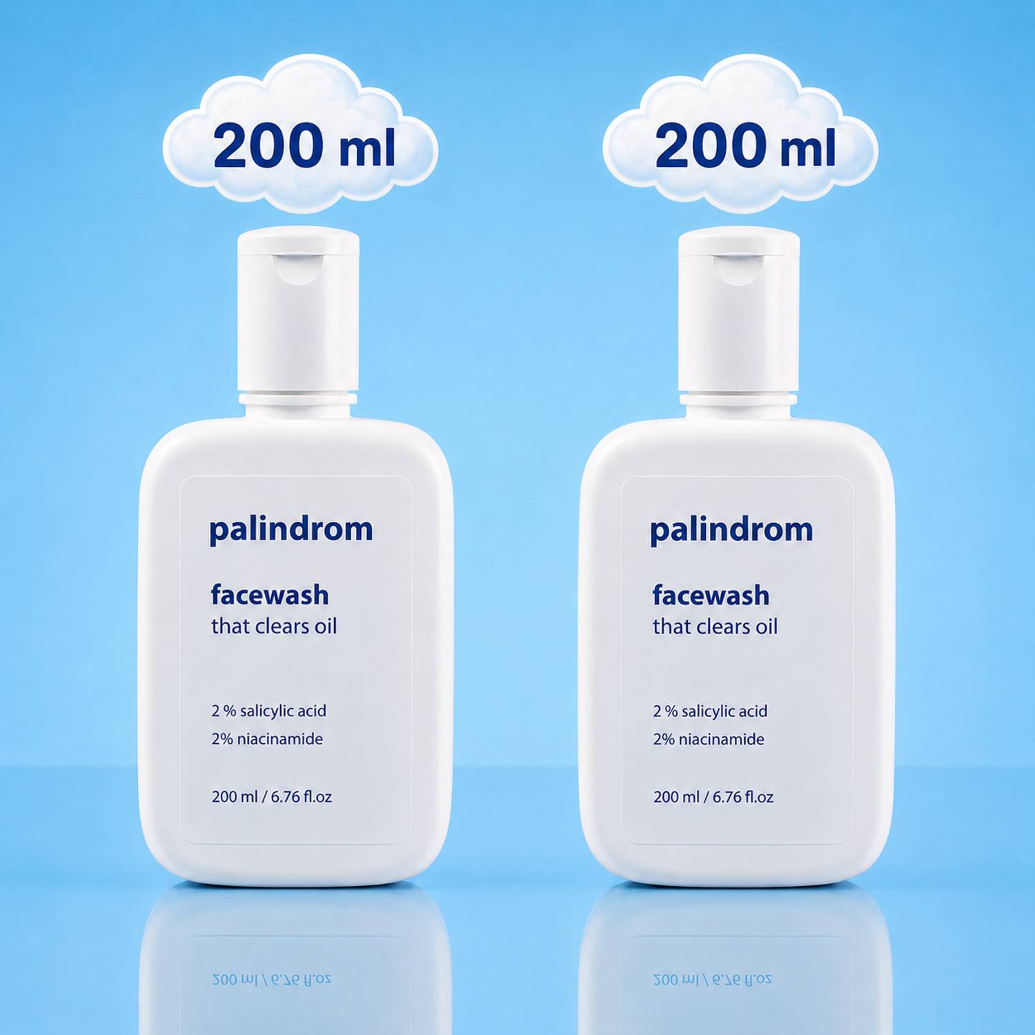 Palindrom 2% Niacinamide & 2% Salicylic Acid Face Wash - Image 1