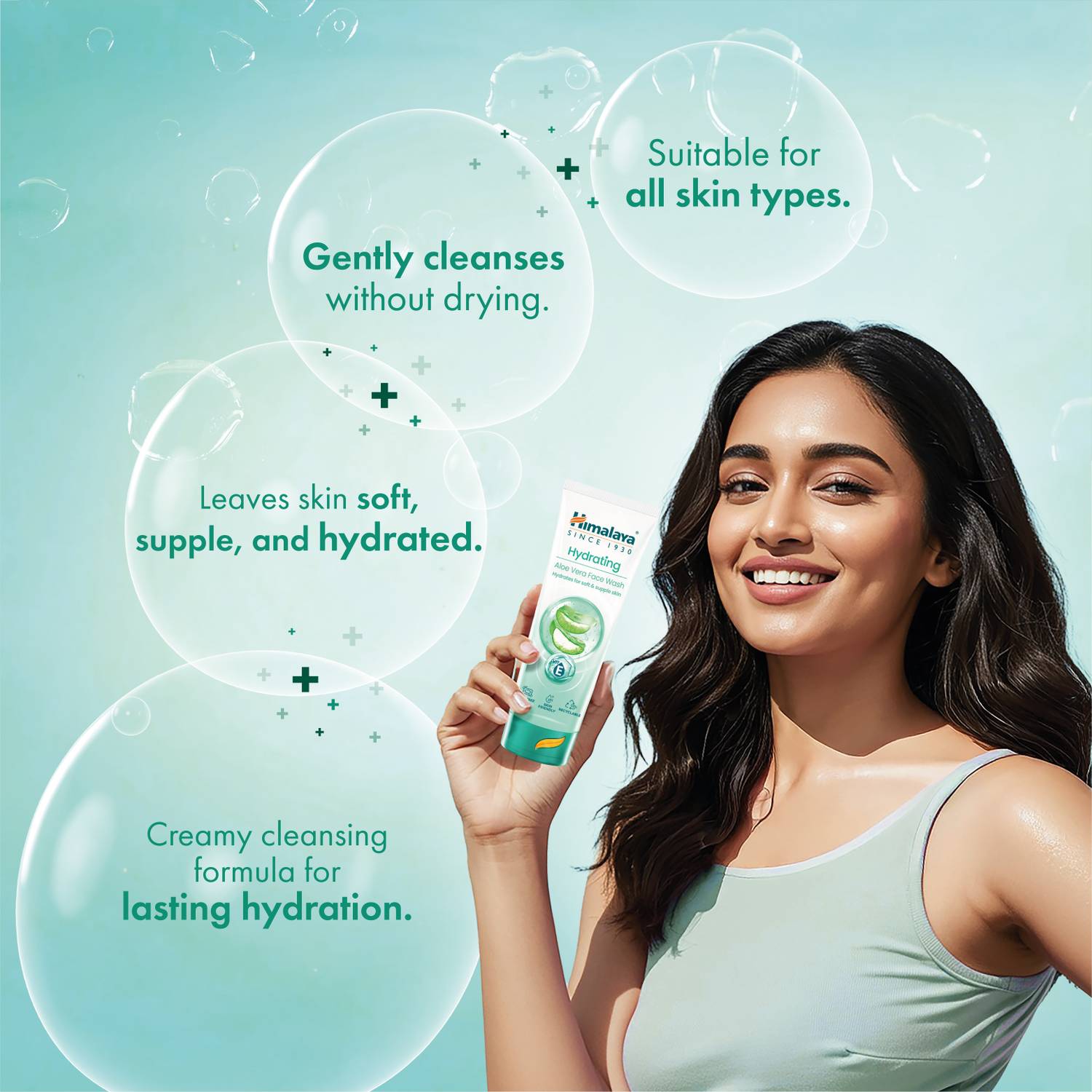 Himalaya Aloe Vera & Vitamin E Face Wash 100ml - Image 5