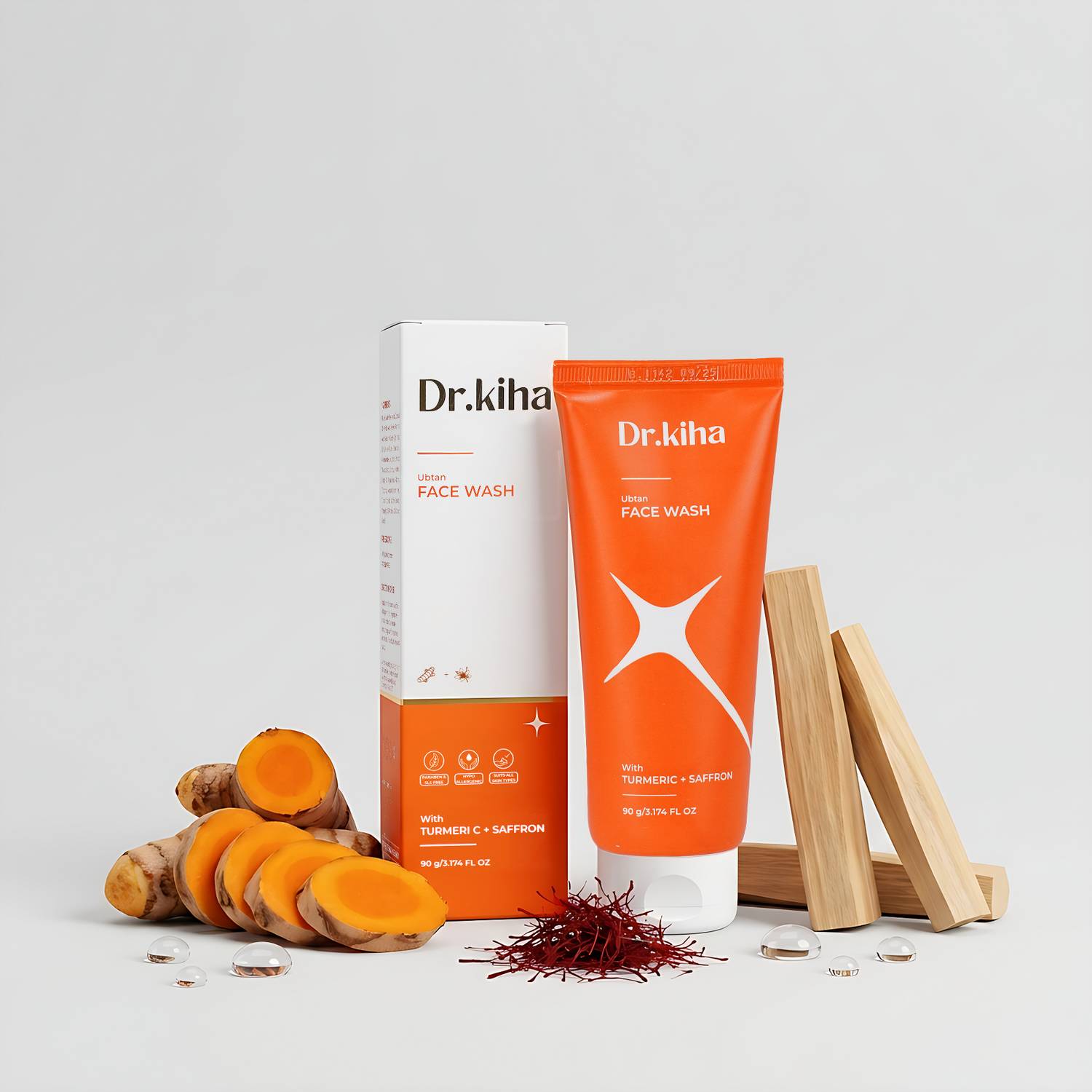 dr.kiha Turmeric & Saffron Face Wash - Image 4