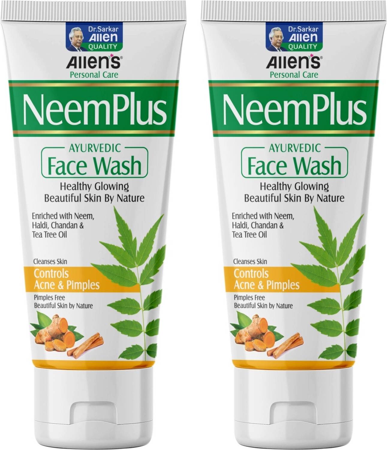 Allen's NeemPlus Ayurvedic (100ml X 2) Face Wash