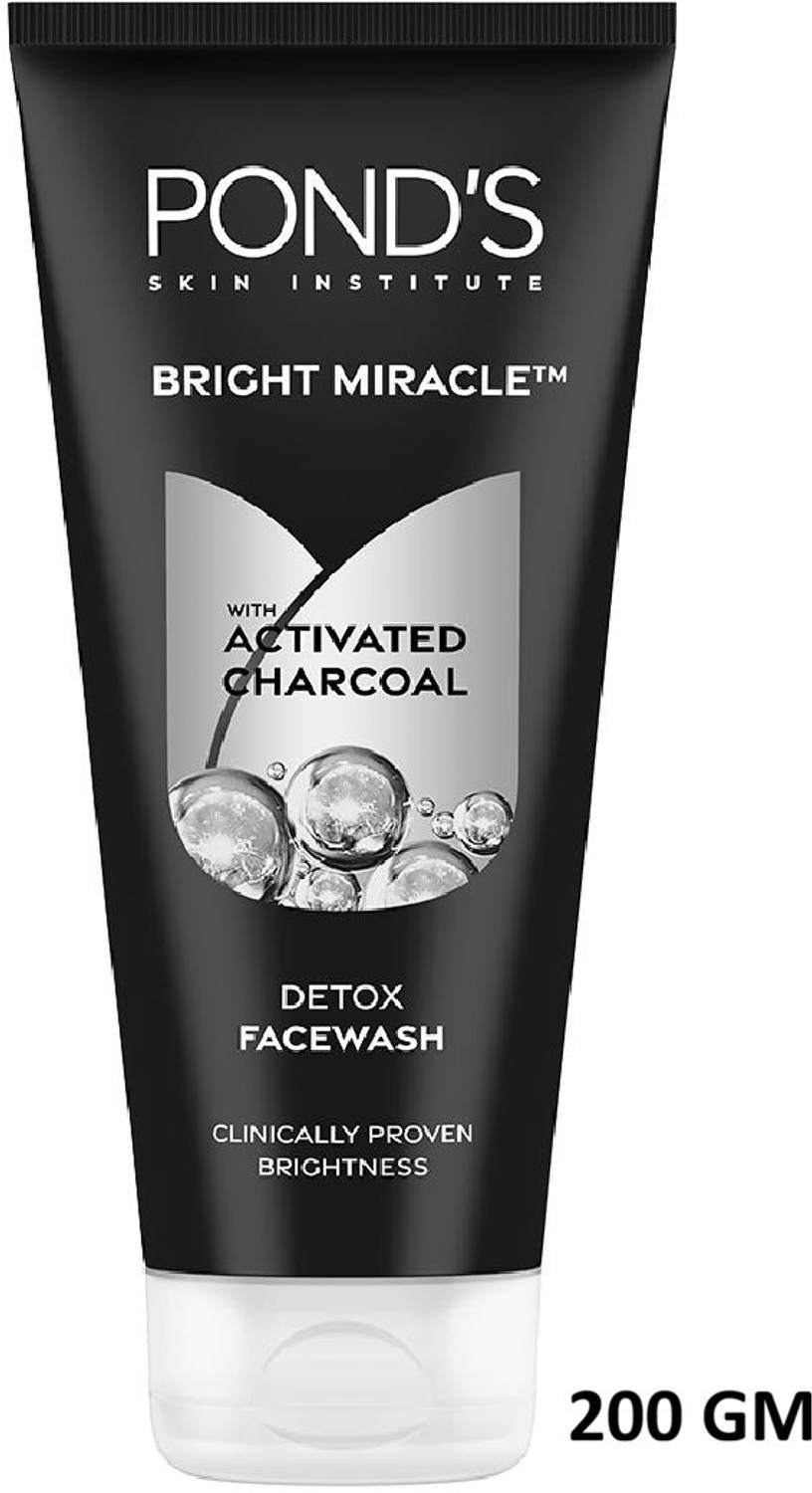 POND's Bright Miracle Detox Charcoal Face Wash 200 g