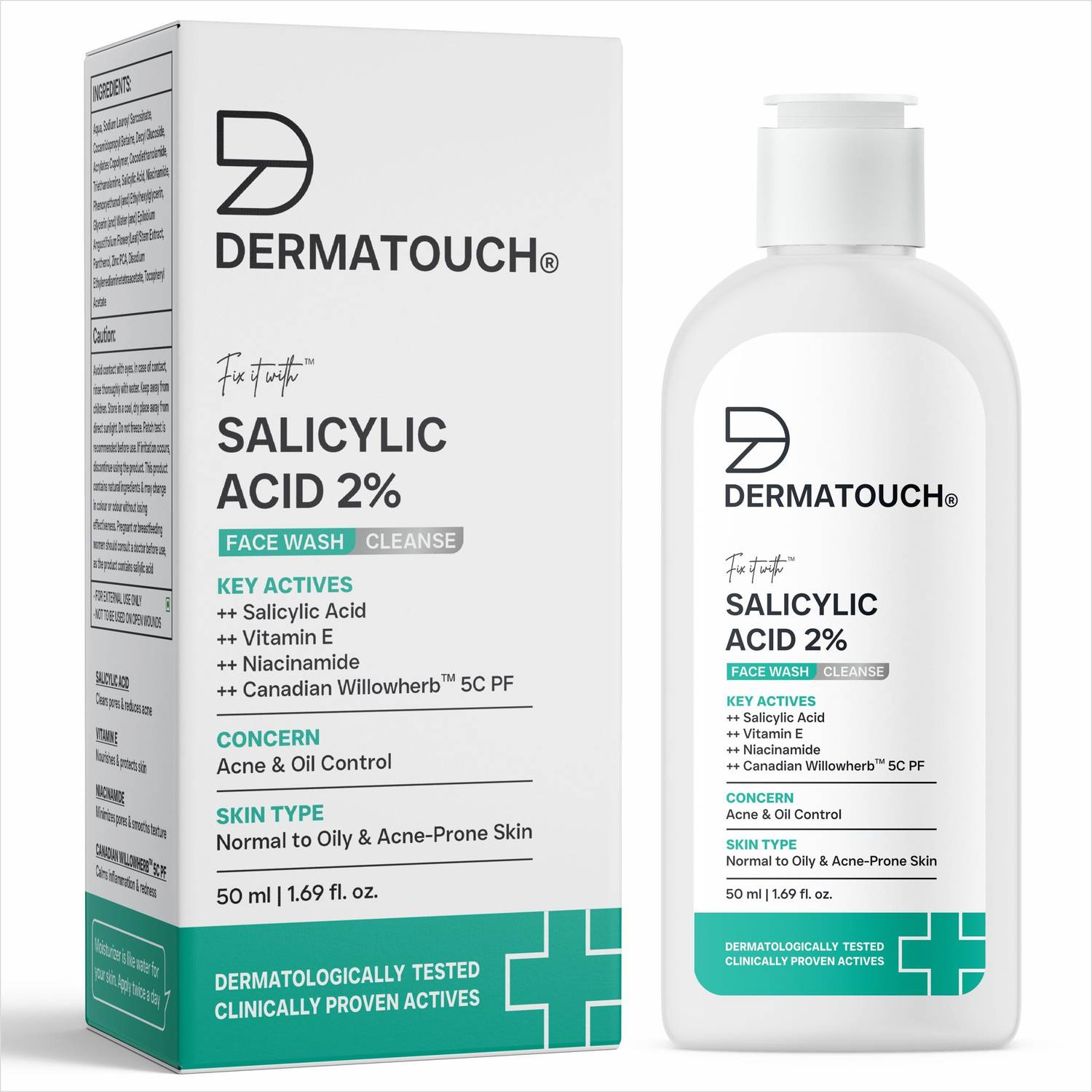 Dermatouch Salicylic Acid 2% Face Wash 100ml