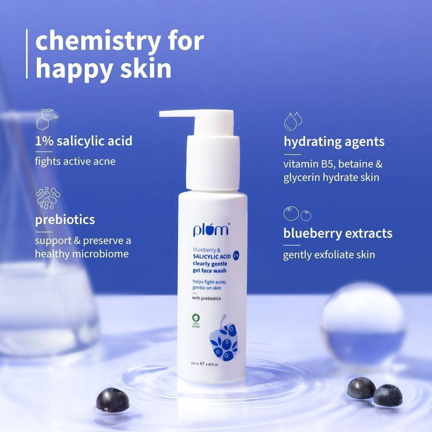 Plum 1% Salicylic Acid Cleanser For Oily Skin 100/110 ml - Image 4