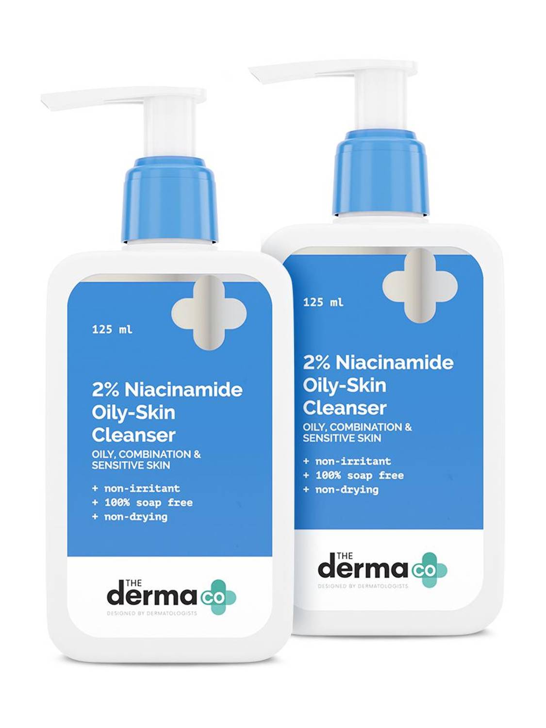 The Derma Co 2% Niacinamide Oily Skin Cleanser - Pack of 2 - Image 1