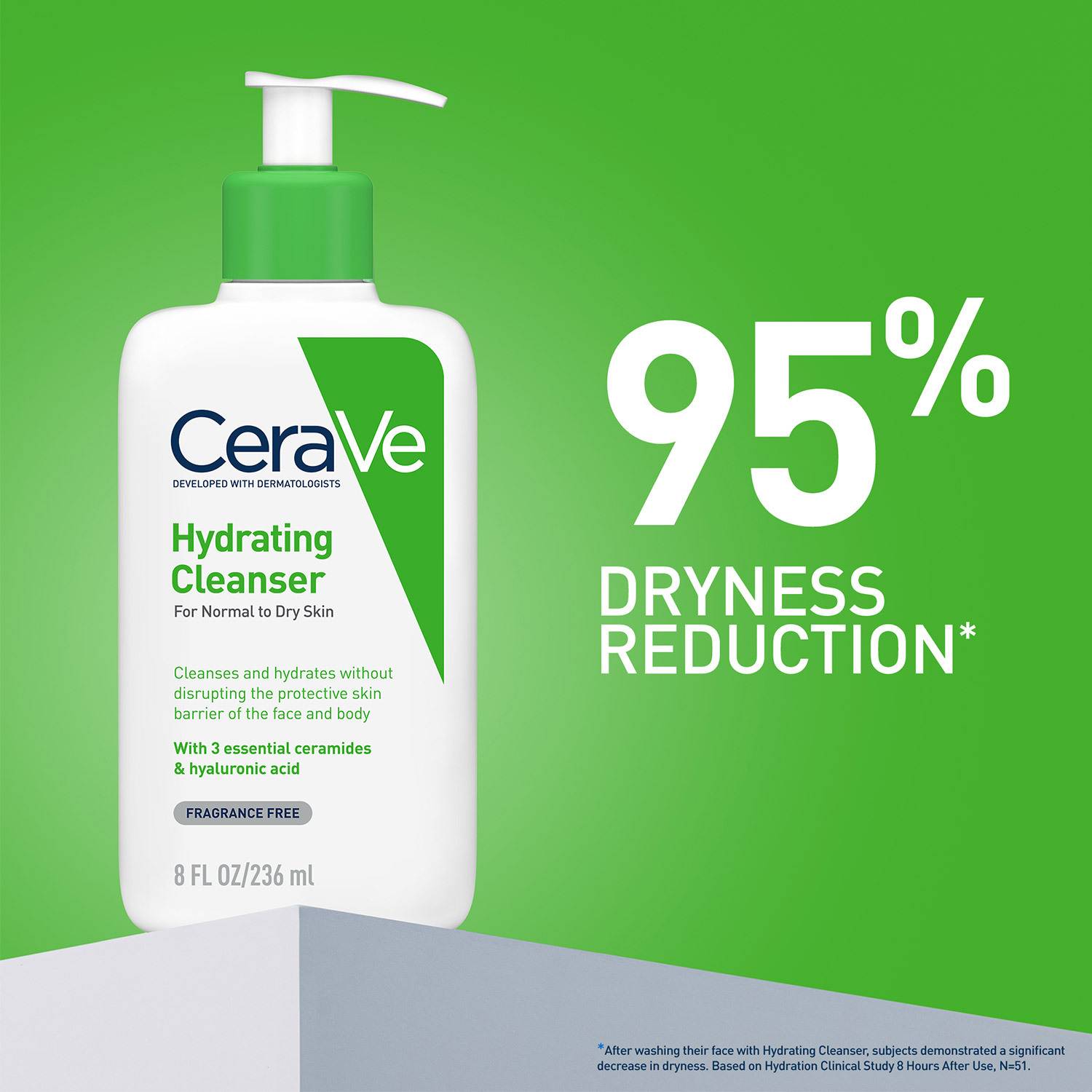 CeraVe Hydrating Cleanser 236ml - Image 2