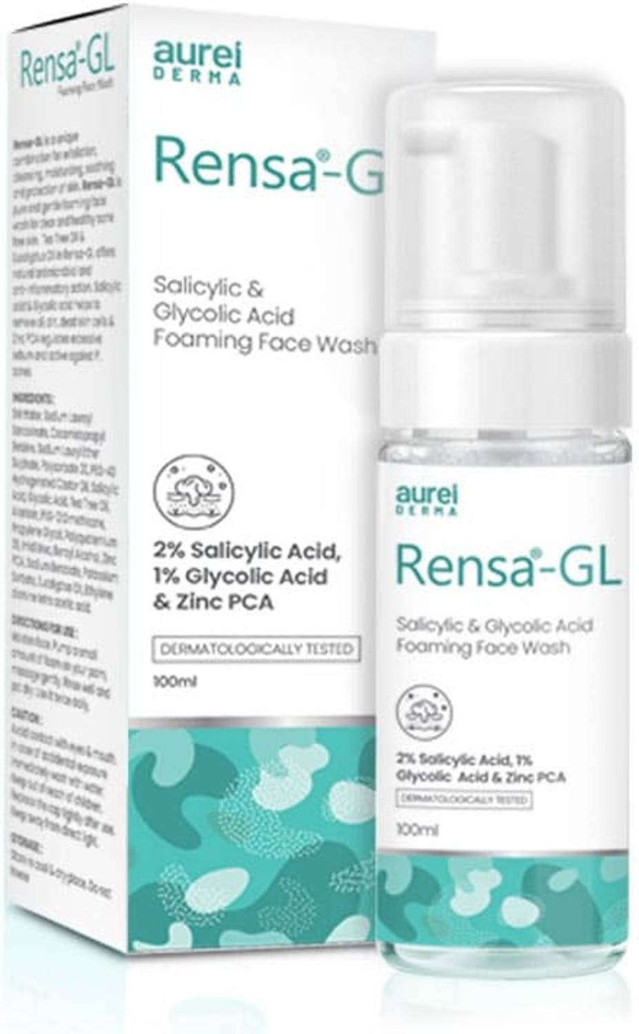Aurelderma GL Foaming Face Wash 100ml - Image 2