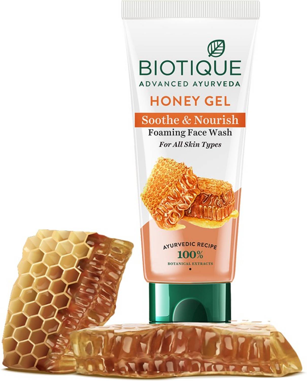BIOTIQUE Honey Gel Soothe & Nourish Foaming Face Wash