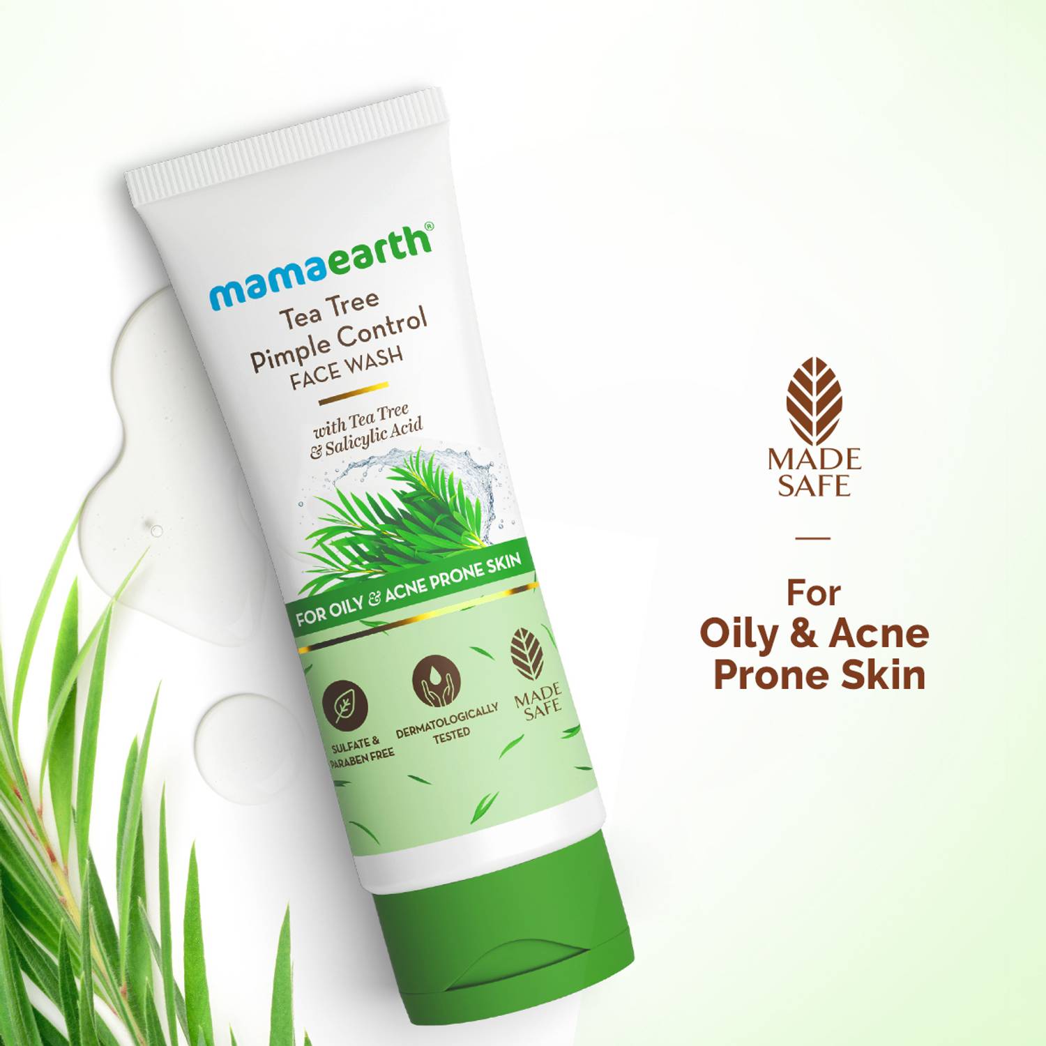 Mamaearth Tea Tree Neem Face Wash 100ml - Image 3