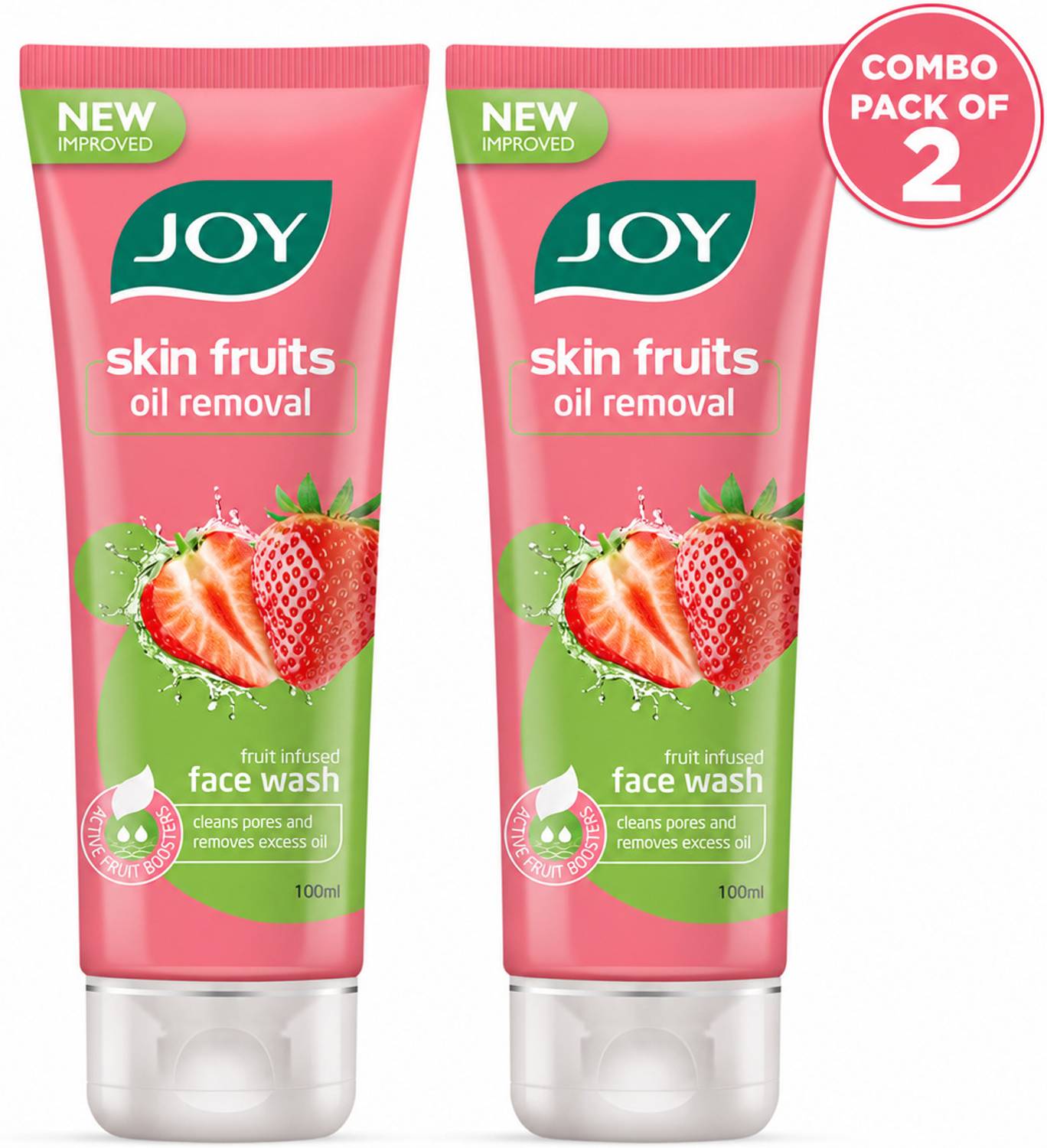 Joy Skin Fruits Oil Control Strawberry For Oily Skin Face Wash