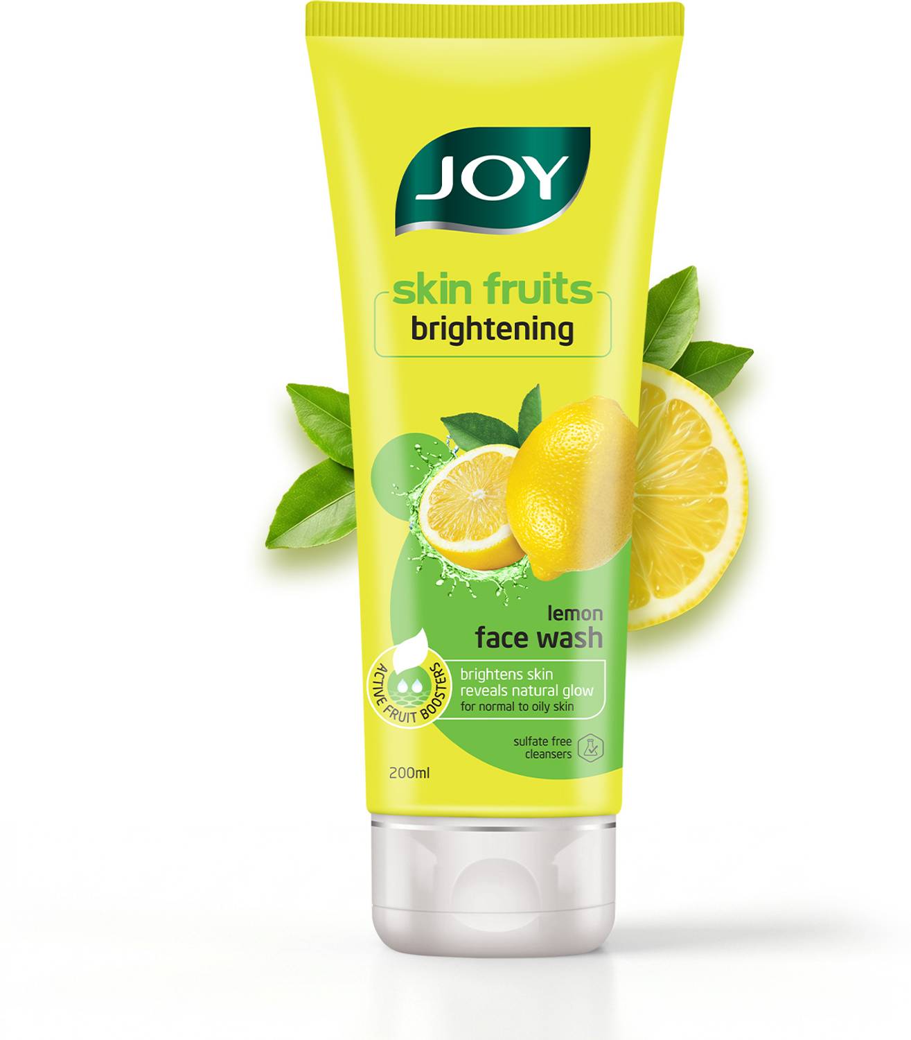 Joy Skin Fruits Brightening Lemon Face Wash 200 ml - Image 1