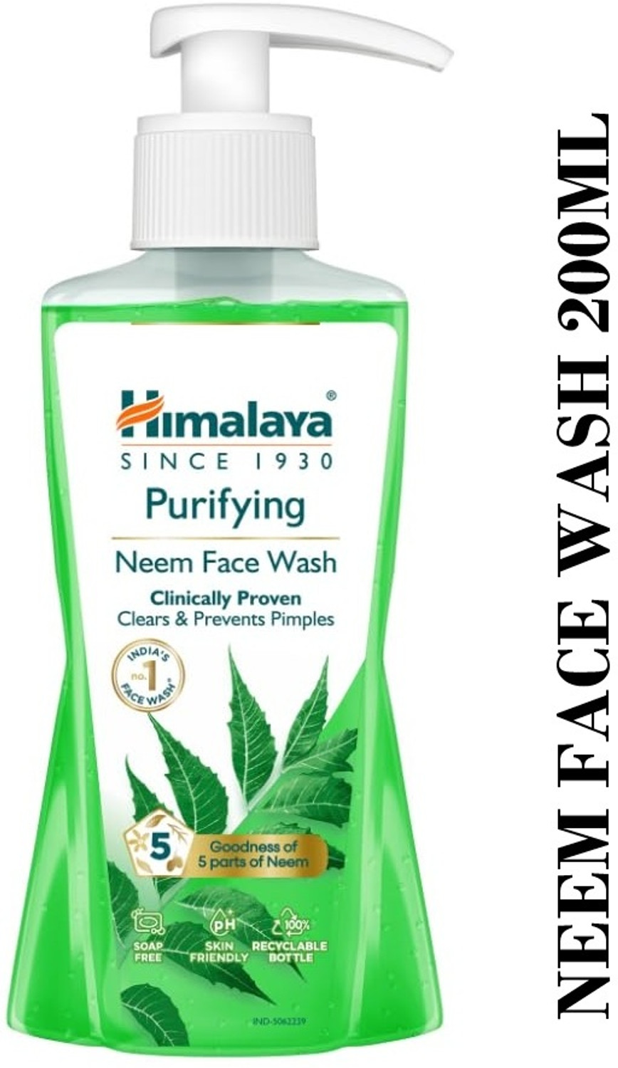 Image of HIMALAYA Purifying Neem Anti Acne & Pimple 200ml Face Wash