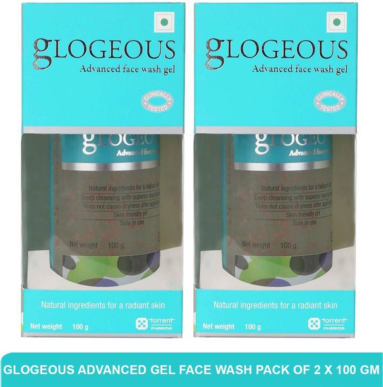 Glogeous Advanced Gel Deep Face Pack of 2 · 100 g (200 g total) - Image 1