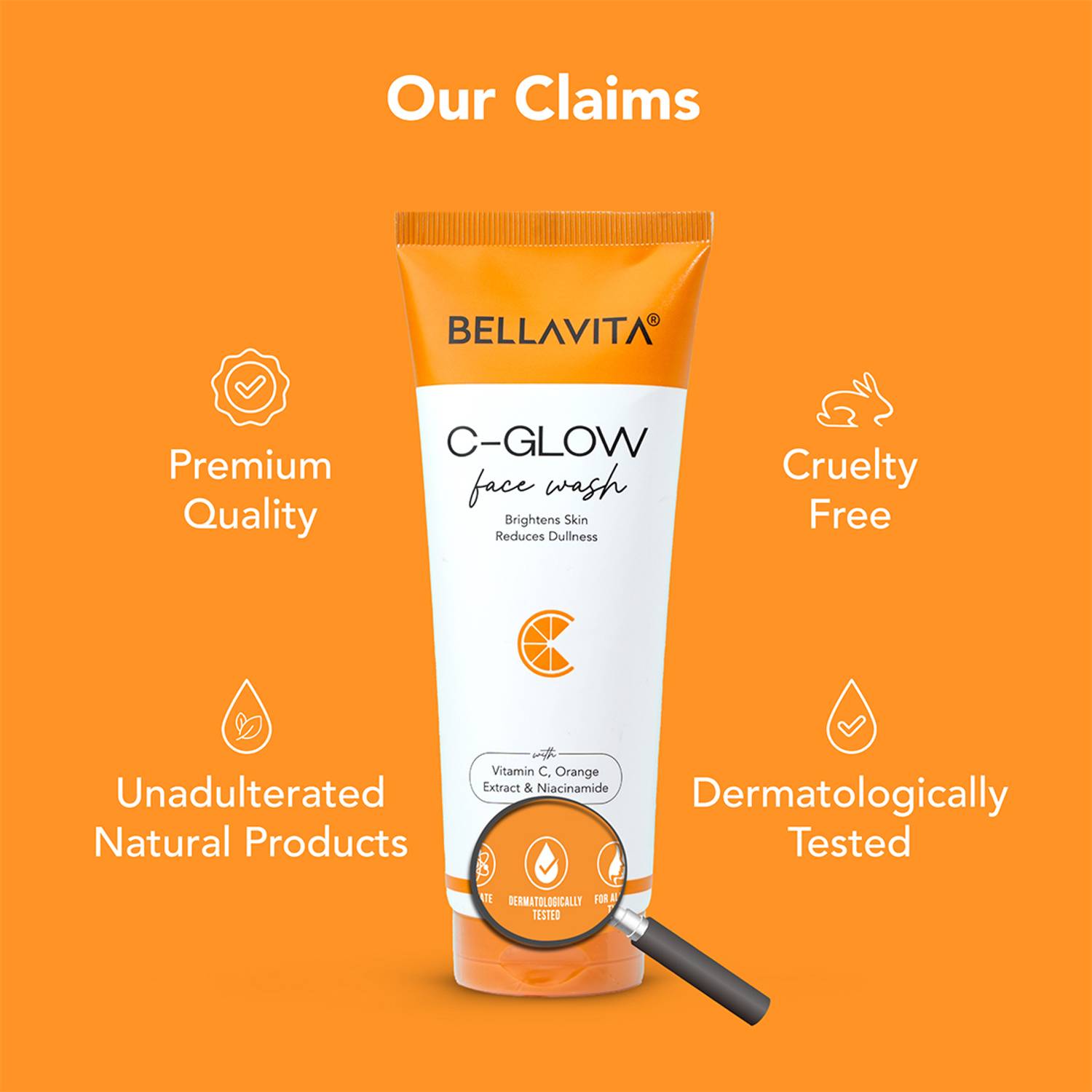 BELLAVITA Vitamin C Face Wash Pack of 2 - Image 5