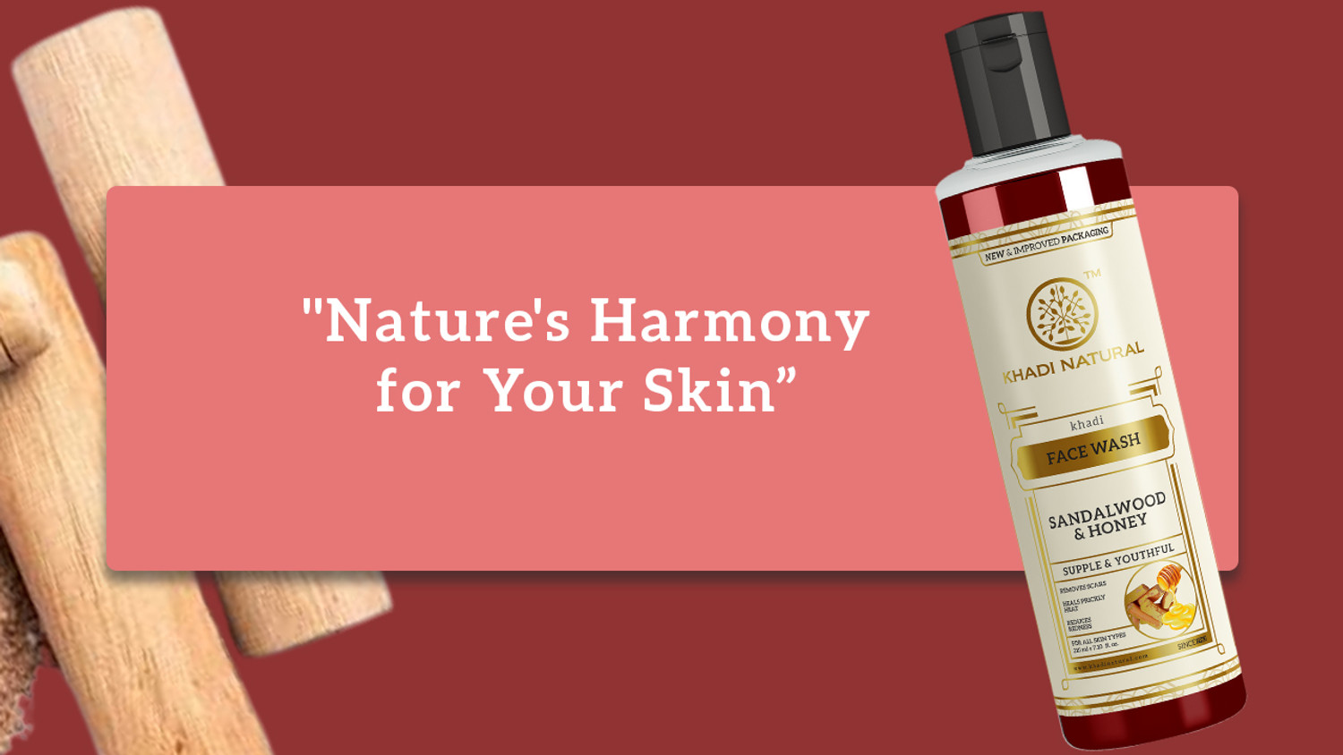 Image of KHADI NATURAL Sandalwood & Honey Face Wash
