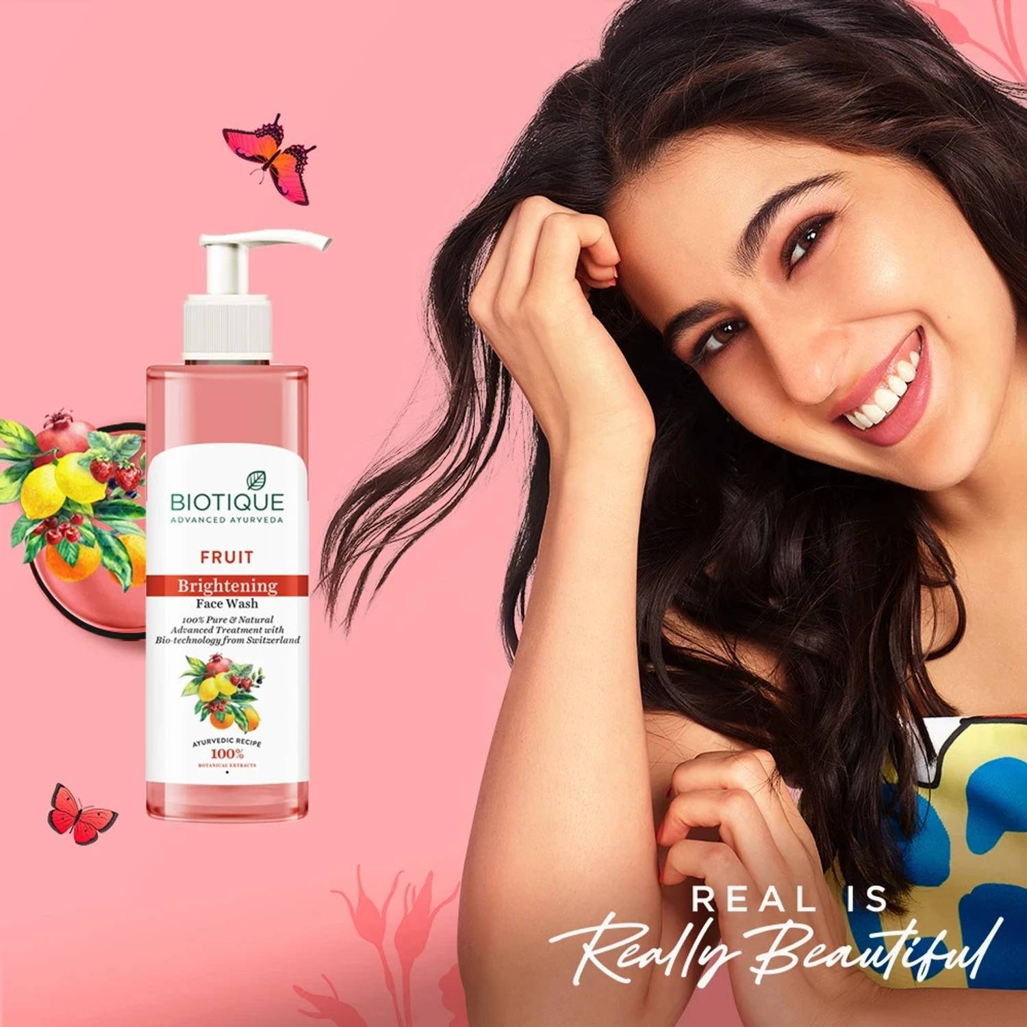 BIOTIQUE Fruit Brightening Face Wash 100ml - Image 3