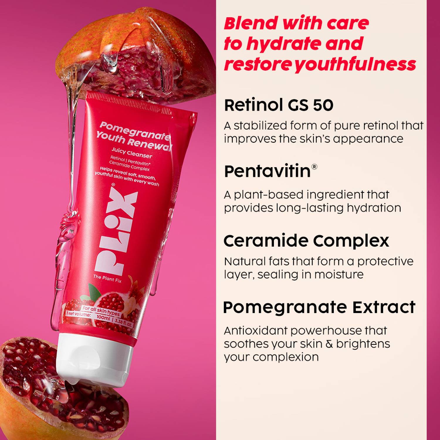 The Plant Fix Pomegranate 4-Step Skincare Combo - Image 3