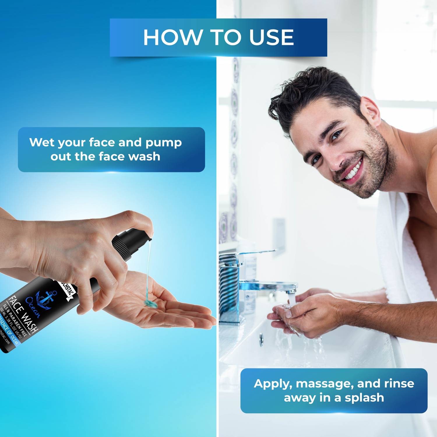 MUUCHSTAC Ocean for Men Face Wash - Image 3