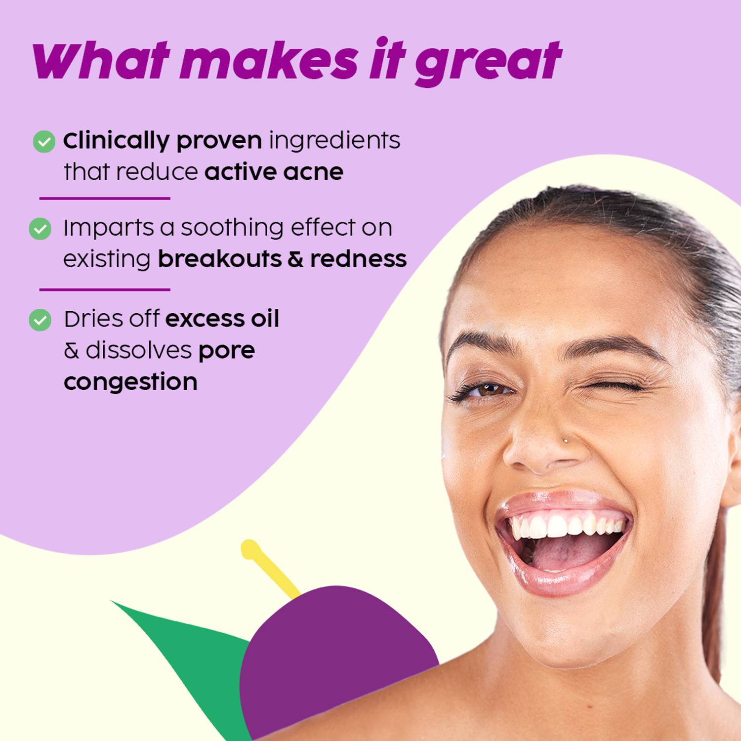 The Plant Fix Plix Jamun Active Acne Cleanser Gel - Image 4