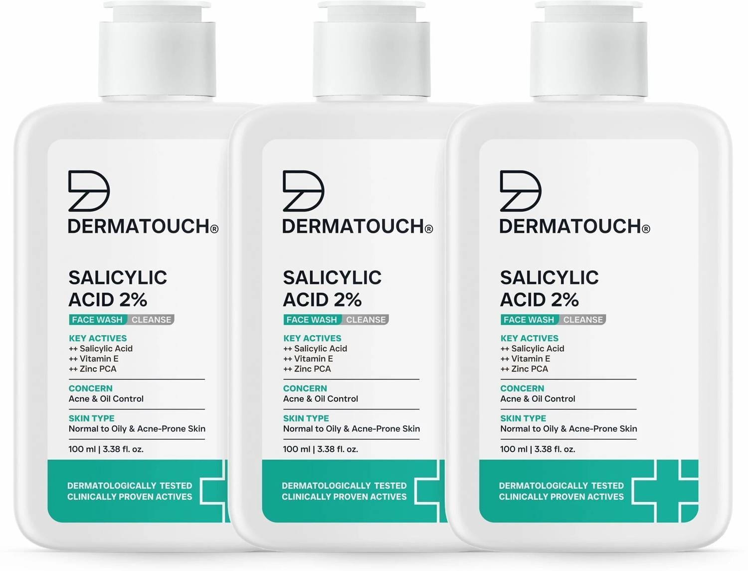 Dermatouch Salicylic Acid 2% Face Wash 100ml - Image 1