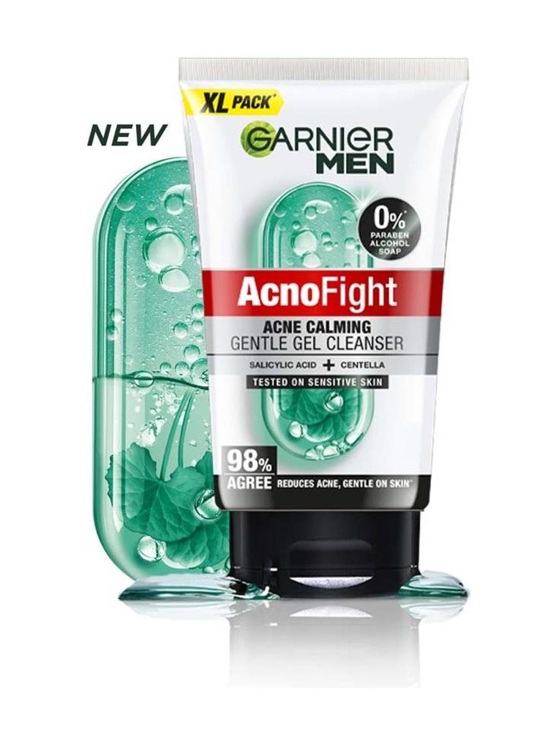 Garnier Men Acno Fight Gentle Cleanser 100g - Image 1