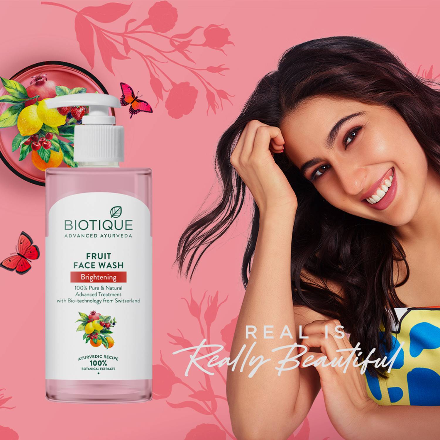 BIOTIQUE Fruit Brightening Face Wash 300 ml - Image 2