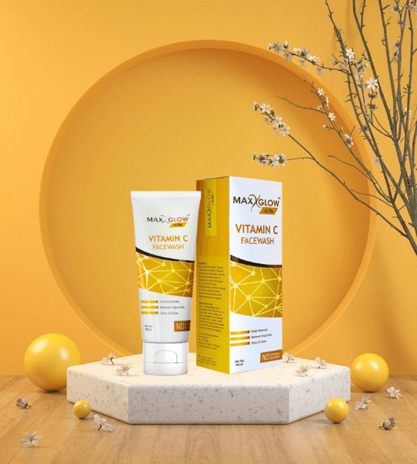 Image of Maxxglow vitamin c shine & glow Face Wash