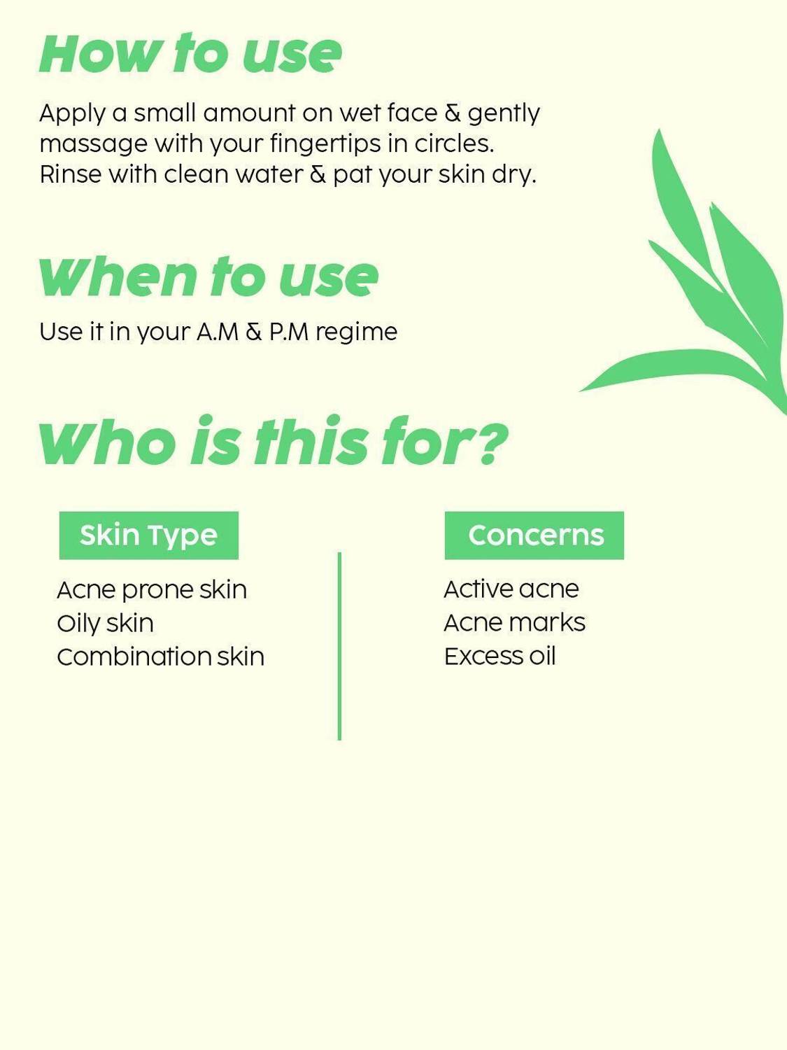 The Plant Fix Salicylic Acid Face Wash - Image 5