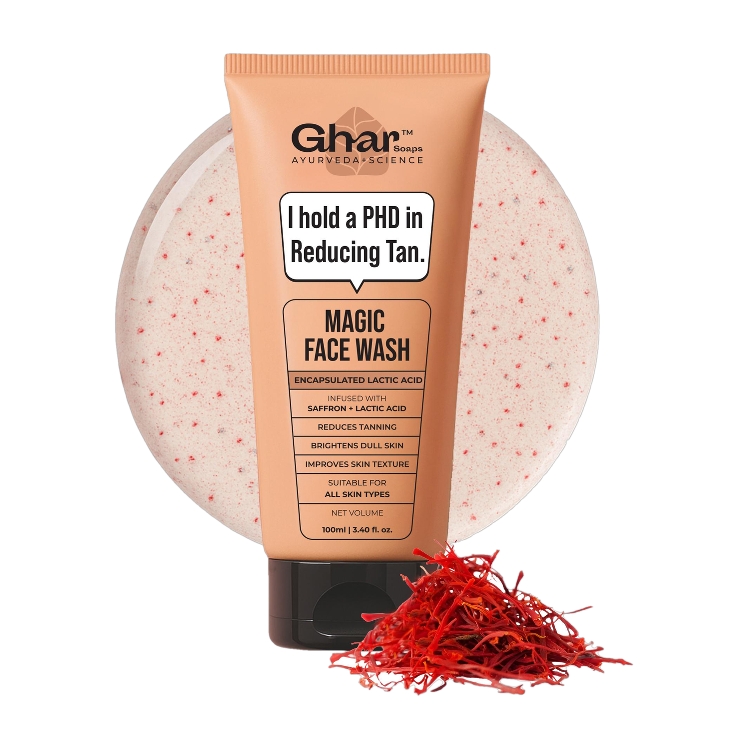 Ghar Magic Face Wash for Tan Removal