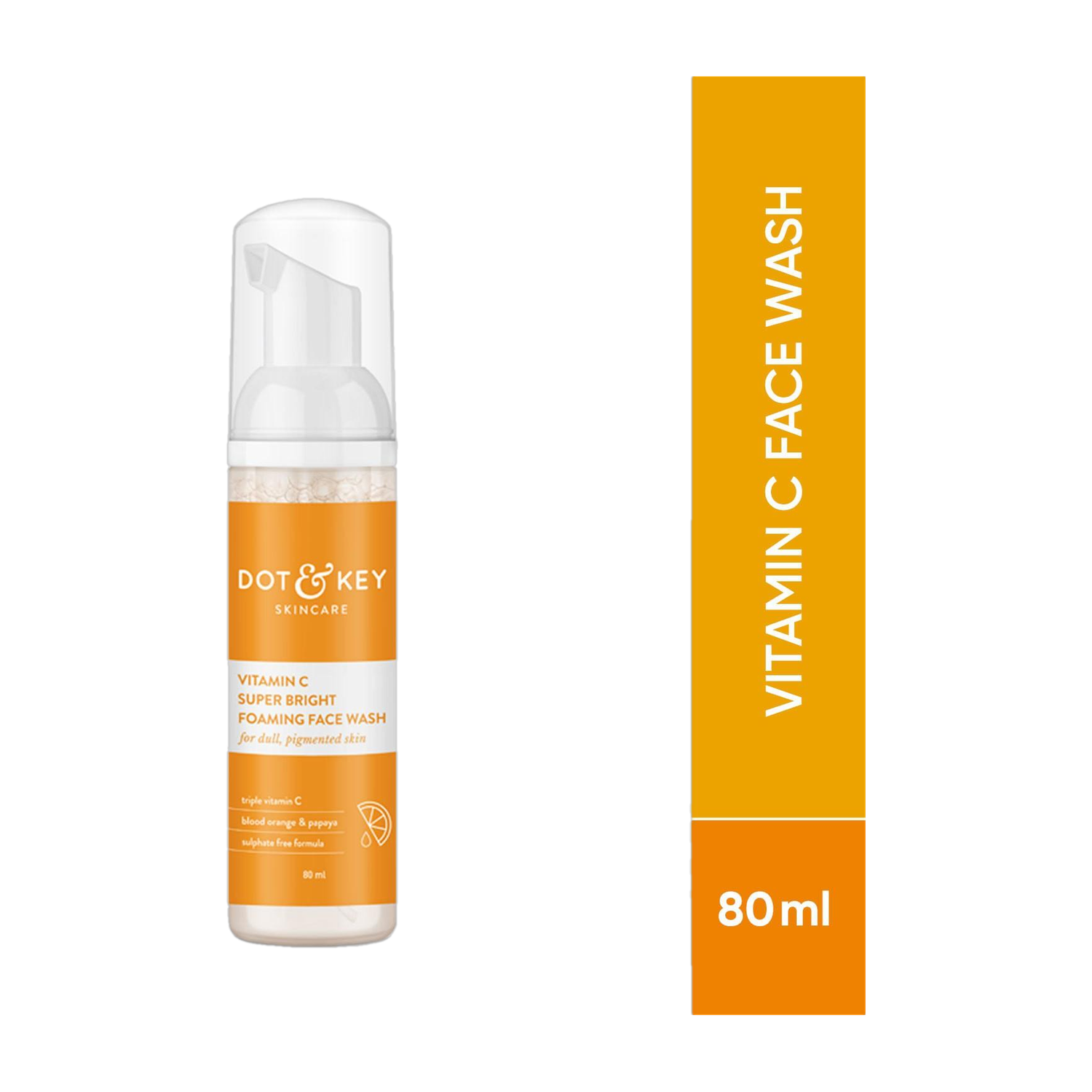 Dot & Key Vitamin C Super Bright Foaming Face Wash 80 ml - Image 1
