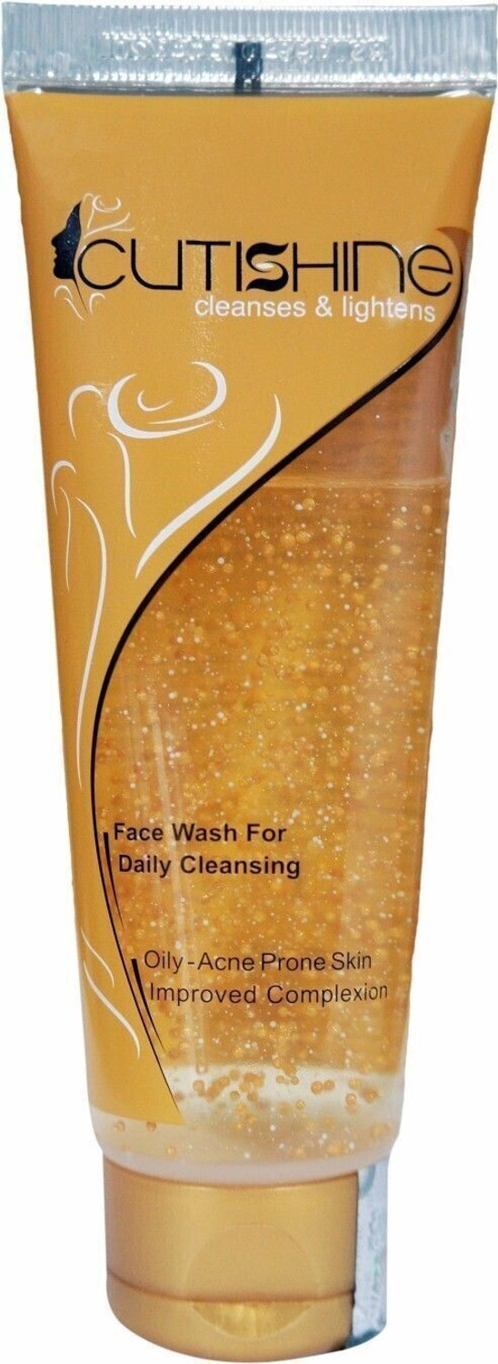Image of Cutishine AHA & BHA Facewash for Deep Cleansing & Clear Complexion |Oily & Acne-Prone Skin Face Wash