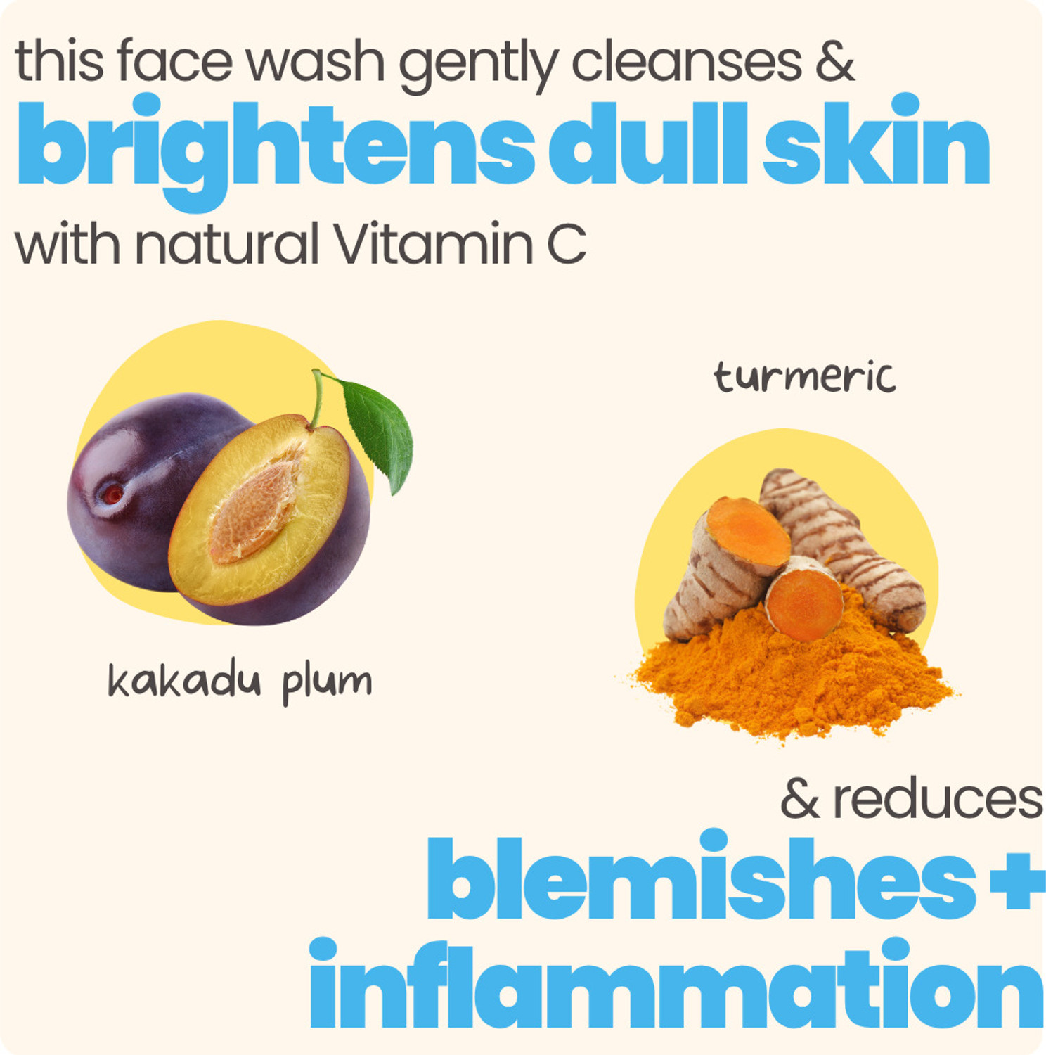 Image of TuCo Kids Dull Skin Facewash with Kakadu Plum for clear, bright skin | 100ml Face Wash
